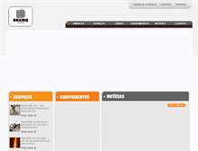 Tablet Screenshot of dhamq.com.br